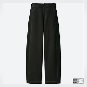 Uniqlo U Wide Leg Contrast Stitch Trouser